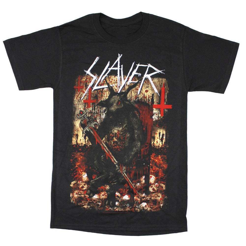 Baphomet 2018 World Tour Retro Metal Music Fan Graphic T-Shirt